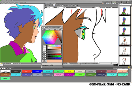 Toonz animation software