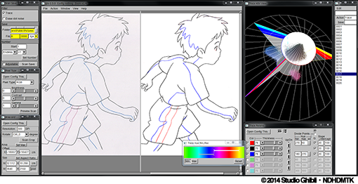 Interfaz de Opentoon, software gratis para animación 2D creativa  